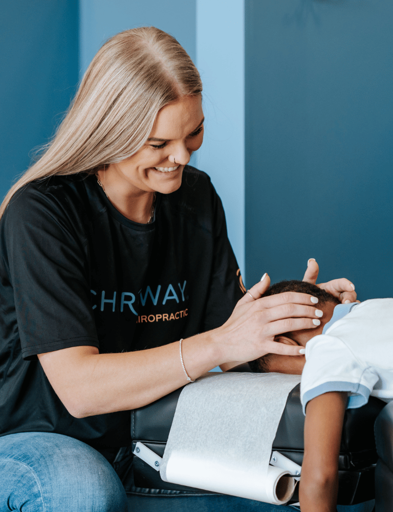 Chiropractor Adjusting Cervical Spine